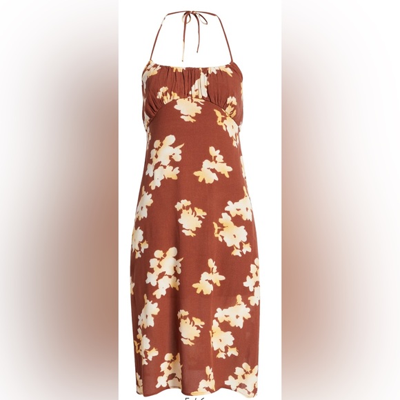 BP. Brown Halter Midi Dress Size 3x NWT - Picture 5 of 15